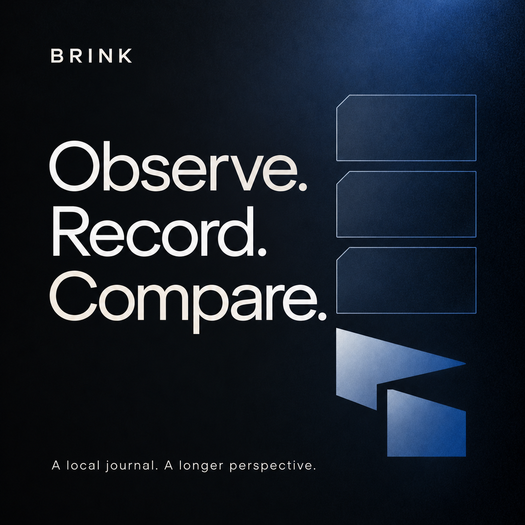Arte Brink: Observe. Record. Compare.